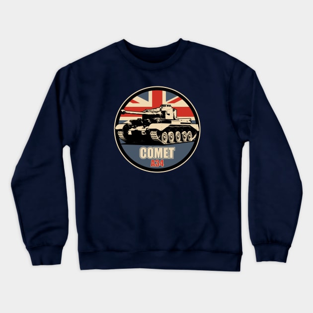 Comet Tank Crewneck Sweatshirt by Firemission45